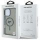 8. Etui Karl Lagerfeld IML Metal Choupette Head MagSafe na iPhone 16 Pro Max - czarne