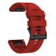 3. Pasek Tech-Protect Silicone na Garmin Fenix 5 / 6 / 6 Pro / 7 / 8 / 8 Pro / E / 9 / 9 Pro (51 mm) - czerwony