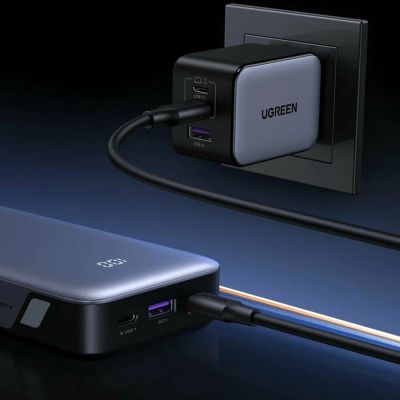 6. Powerbank Ugreen Nexode 10000mAh 30W USB-A 2xUSB-C - szary