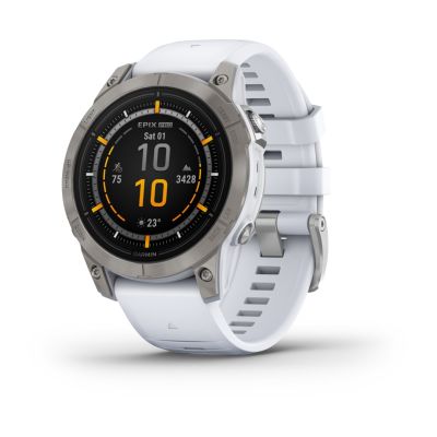 Zegarek sportowy Garmin Epix Pro Gen 2 Sapphire 47mm Titanium Whitestone