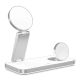 3. Ładowarka indukcyjna Tech-Protect QI15W-A47 MagSafe 3w1 + kabel USB-C - biała