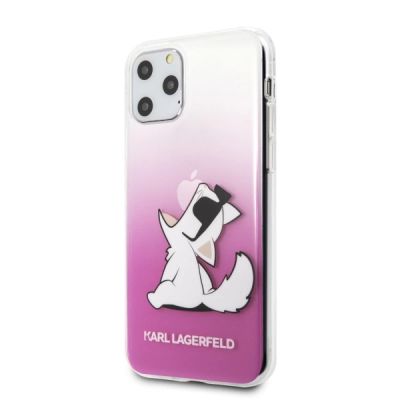 2. Etui Karl Lagerfeld Choupette Fun na iPhone 11 Pro Max - różowe