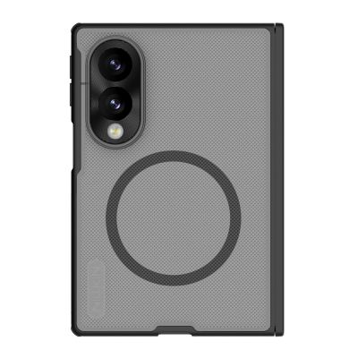 2. Etui Nillkin Super Frosted Shield Fold Magnetic Case na Samsung Galaxy Z Fold 8 kompatybilne z MagSafe - półprzezroczyste