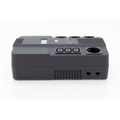 10. UPS UPS Line-Interactive 800VA/480WAVR 4xSCHUKO 3xIEC C13 1xUSB A 1x USB B RJ45