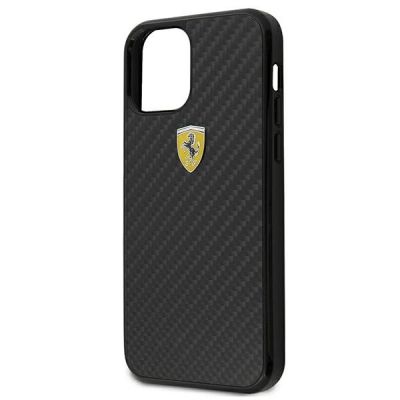 5. Etui Ferrari On Track Real Carbon na iPhone 12 mini - czarne