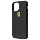 5. Etui Ferrari On Track Real Carbon na iPhone 12 mini - czarne
