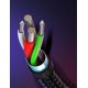6. Ugreen kabel przewód 2w1 USB - micro USB / USB Typ C 1m 2,4A czarny (30875)