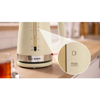 5. Czajnik Bosch MyMoment TWK4M227 (2400W; kremowy)