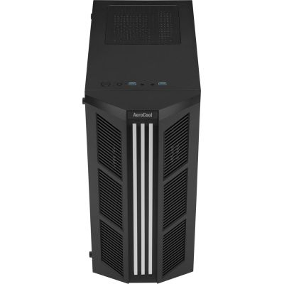 7. OBUDOWA AEROCOOL PGS PRIME-G-BK-v1 RGB czarna