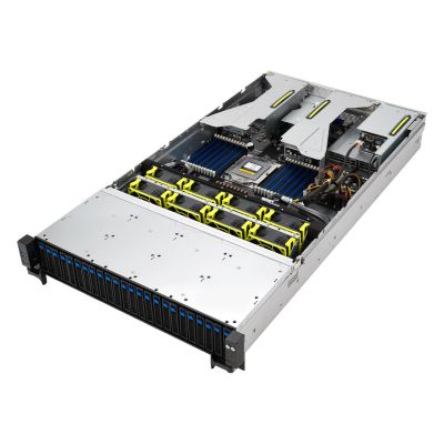 7. Platforma Asus Rack (2U) RS521A-E12-RS24U AMD Epyc 9005/9004 (16x NVMe/8x SATA HS, 2xM.2, 2x1Gbe, IPMI, 1+1 2000W)