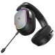 4. Słuchawki Rampage RETSU Słuchawki bezprzewodowe nauszne BT 2.4G RGB czarne