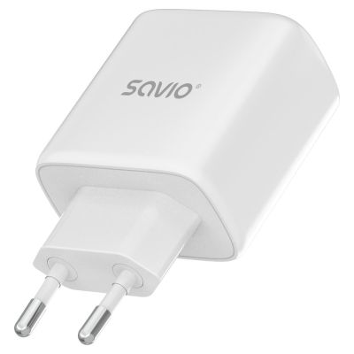 2. SAVIO ŁADOWARKA SIECIOWA LA-14 20W POWER DELIVERY 3.0, BIAŁA