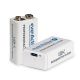 4. EVERACTIVE AKUMULATOREK 6F22/9V LI-ION 550 MAH Z USB TYP C EVHR22-550C