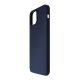 7. Etui 3mk Silicone Case na iPhone 15 - granatowe