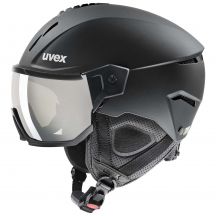 Kask narciarski Uvex Instinct visor 20 czarny męski/damski snowboardowy (56/6/260/20)