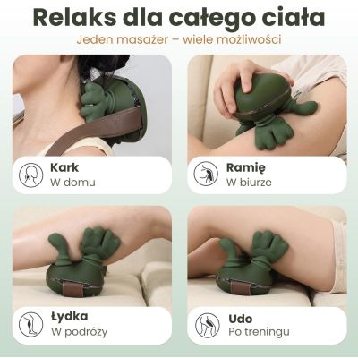 4. Stay Beauty Home Massage Hands | Masażer | Łapki z Funkcją Grzania