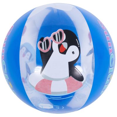 10. PIŁKA PLAŻOWA DMUCHANA 50CM PINGWIN MAGIC INK 53060