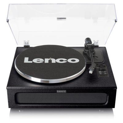 23. Lenco LS-430BK obrotowy talerz gramofonu Gramofon z napędem pasowym Czarny