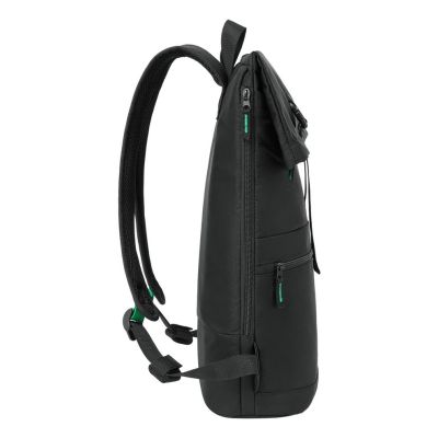 3. Rivacase Gremio plecak City backpack Czarny Poliester, Przetworzony politereftalan etylenu (rPET)