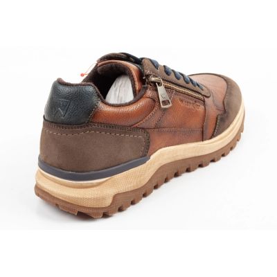 4. Wrangler buty męskie sneakersy Wriv buty casualowe brązowe