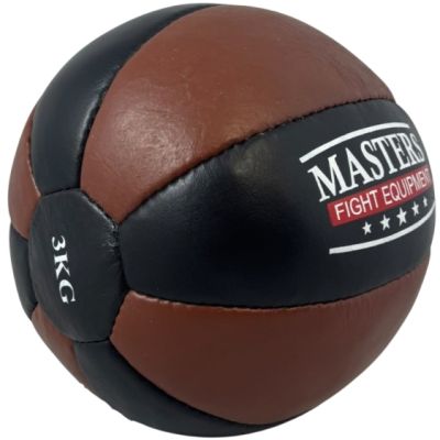 5. Piłka lekarska skóra naturalna MASTERS PL-NATURAL 5 kg