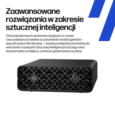 78. HP ZGX Nano G1n AI GB10 128 GB LPDDR5x-SDRAM 4 TB SSD Linux Mini PC Stanowisko AI Workstation, AI PC Czarny