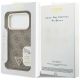 8. Etui Guess 4G PU Triangle Logo & Stand Camera Magsafe na iPhone 18 Pro Max / 17 Pro Max - brązowe