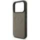 6. Etui Mercedes Leather Vintage Logo MagSafe na iPhone 17 Pro - beżowe