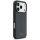 4. Etui Mercedes Leather Laurel Leaves Stripes MagSafe na iPhone 17 Pro - niebieskie