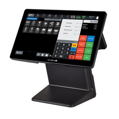 3. Olympia T400K All-in-One 39,6 cm (15.6") Ekran dotykowy Czarny
