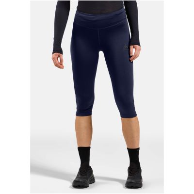 7. Legginsy damskie Odlo ESSENTIAL Tights 3/4 niebieskie
