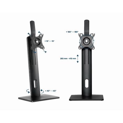 10. Gembird MS-D1-01 uchwyt / stojak do monitorów 81,3 cm (32") Biurko Czarny