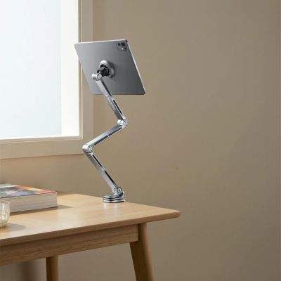 8. Uchwyt magnetyczny Wozinsky WTY0YS1 obrotowy 360° solidny na telefon tablet - szary