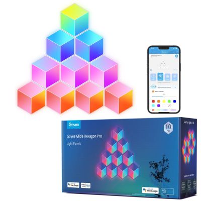 16. Govee H6066 Glide Hexa Pro; Panele LED; RGBIC