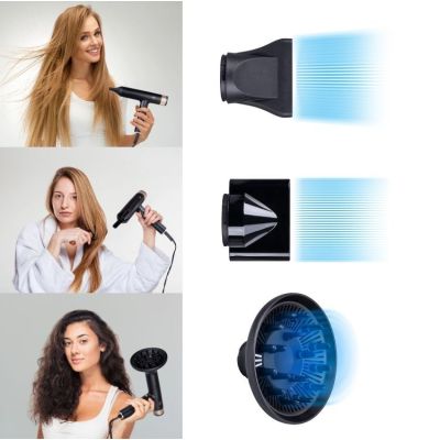 14. ELDOM SUSZARKA DO WŁOSÓW HT270 BRIZO 2000W TECHNOLOGIA SUPER-SILENT 3 OZIOMY NADMUCHU,JONOZACJA FUNKCJA AUTO-CLEANING; FUNKCJ