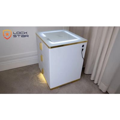 6. Extralink LOCKSTAR SEJF ELEKTRONICZNY, SZAFKA NOCNA Z LADOWANIEM INDUKCYJNYM