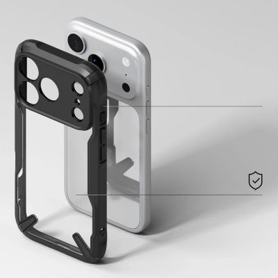 4. Etui Ringke Fusion X na iPhone 17 Pro Max - czarne