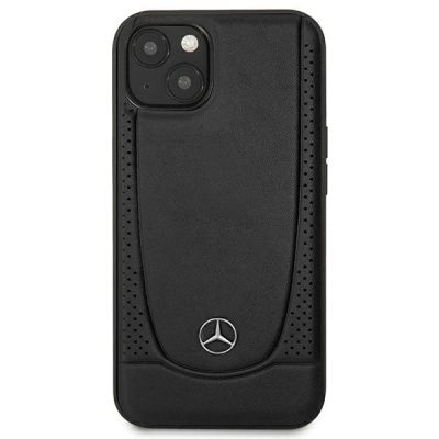 9. Etui Mercedes Leather Urban na iPhone 14 Plus - czarne