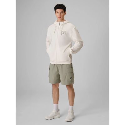 8. Bluza dresowa regular z kapturem męska 4F 4FRSS26TSWSM2978-11S