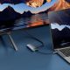 7. Hub USB-C Baseus Metal Gleam 7w1 HDMI 4K 60Hz / 3x USB 3.0 / USB-C PD / SD / microSD – szary
