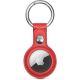 7. Etui do Apple AirTag z ekoskóry - czarne, brązowe, czerwone, niebieskie - 4 sztuki