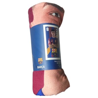 7. FC Barcelona ręcznik plażowy Pedri mikrofibra 70X140 120010