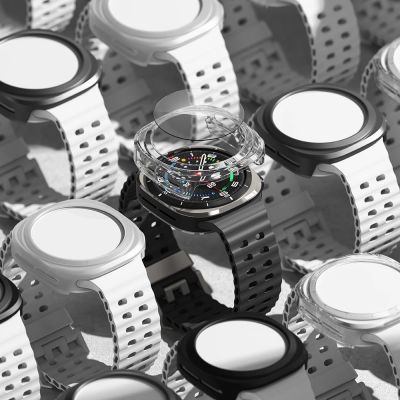 8. Zestaw etui+szkło Ringke Slim & Tempered Glass na Samsung Galaxy Watch Ultra 47 mm - przezroczyste