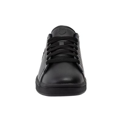 3. Buty męskie na co dzień K-Swiss COURT SHIELD II BLACK/BLACK/BLACK M (04412-001-M)