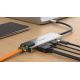 4. Adapter D-Link DUB-M520 - Przewodowy - Thunderbolt 3 - 60 W - 10,100,1000 Mbit/s - IEEE 802.3 - IEEE 802.3ab - IEEE 802.3az - IEEE 802.3u - IEEE 802.3x - Aluminium