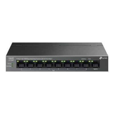 5. TP-Link LiteWave LS109P łącza sieciowe Nie zarządzany Fast Ethernet (10/100) Obsługa PoE Czarny