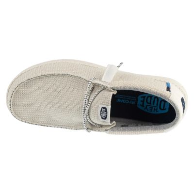 3. Hey Dude Wally Sport Mesh 40403-100 Beżowe 41