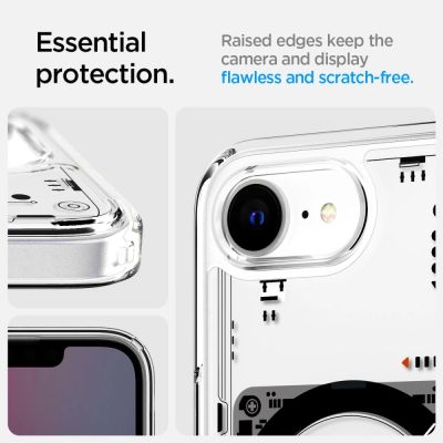 13. Etui Spigen Ultra Hybrid MagSafe na iPhone 16e / 17e Neo One - przezroczyste