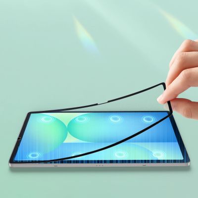 4. Folia ochronna Dux Ducis Naad Paperlike matowa na Samsung Galaxy Tab S10 FE Plus - z czarną ramką