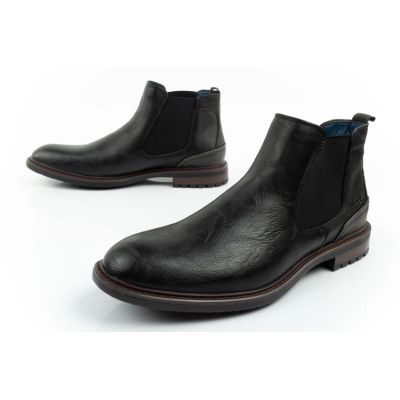 8. Wrangler Randy buty męskie sztyblety botki eleganckie modne wsuwane czarne